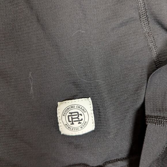 Reigning Champ Performance Mesh Crew Neck T Shirt Black Size XXL - Picture 5 of 7